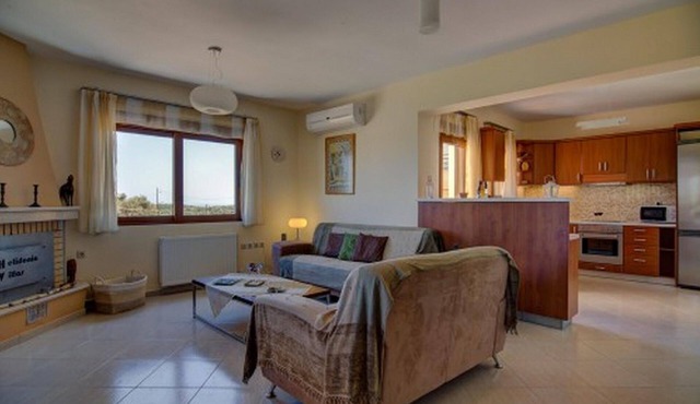 Villa Stefanos, sea views, private pool, Rethymno in Rethymno