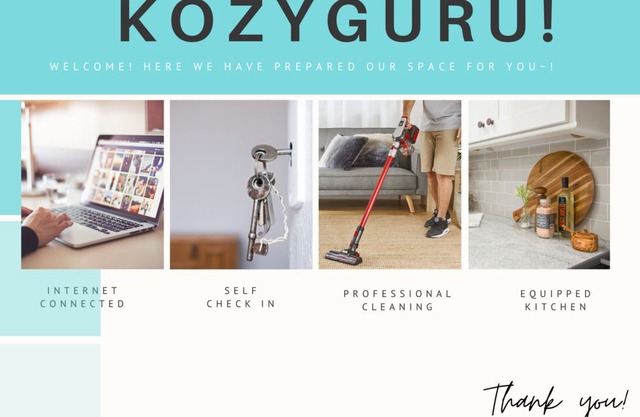 KOZYGURU | Rozelle | Cosy Dream Holiday Home | 3 Bed House + FREE PARKING