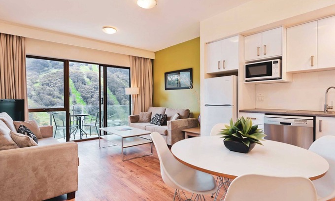 Thredbo Apartment | Lantern 21- Balcony Apartment, nestled in the Snowy Mountains.