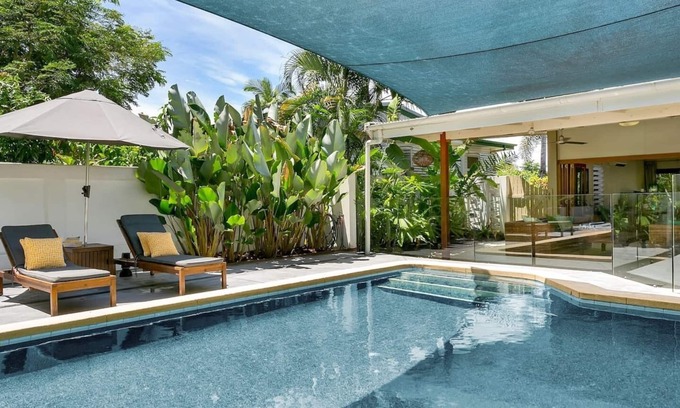 Whitfield House | Luxurious Family Villa with Private Pool, Nestled in Cairns' Tropical Paradise