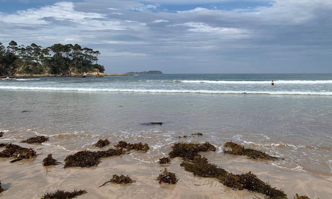 Denhams Beach House | Minutes walk to sheltered Denhams Beach