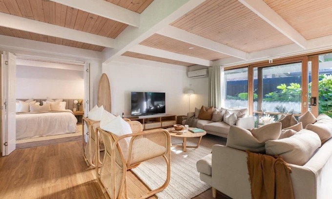 Rosebud House | Sol Coastal Retreat | Outdoor Spa and Sauna