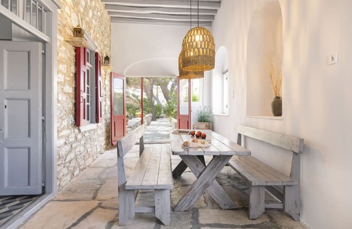 Syros Villa | Villa Gaia Syros | 1800's Stone Building