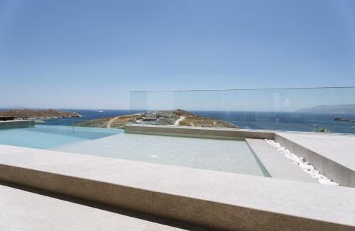 Ios Town Villa | Ios Panoramic Sea view stylish suite with pool