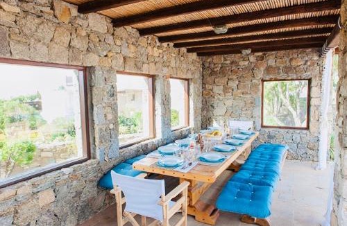 Agios Ioannis Villa | Dreamy Boho 5bed Villa with Pool and Ocean View